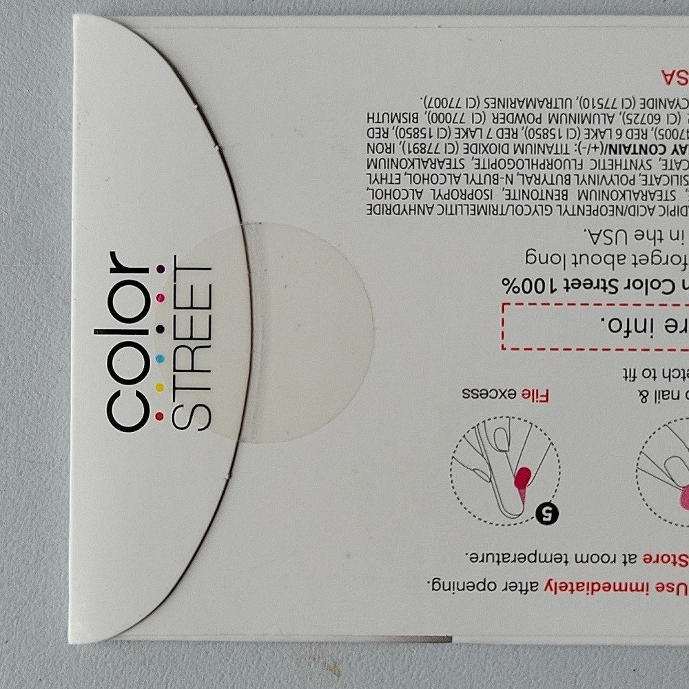 Color Street Hope, Love, Cure Real Nail Polish Strips 16 Strips NEW - Picture 5 of 9